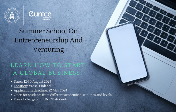 Summer School On Entrepreneurship And Venturing