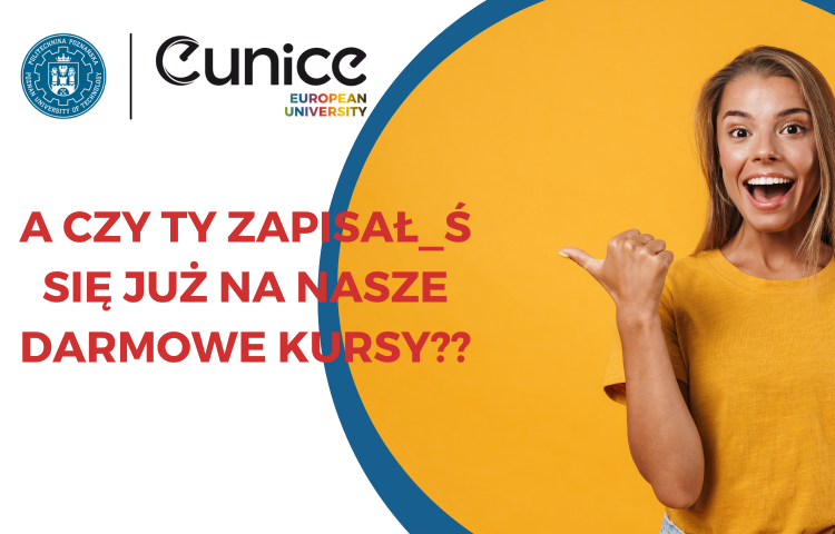 Nadal trwają zapisy na kursy prowadzone w ramach EUNICE!